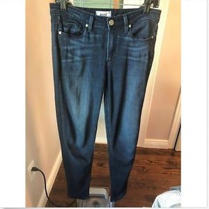 PAIGE DarkBlue Wash Hoxton UltraSkinny Jeans SZ 29